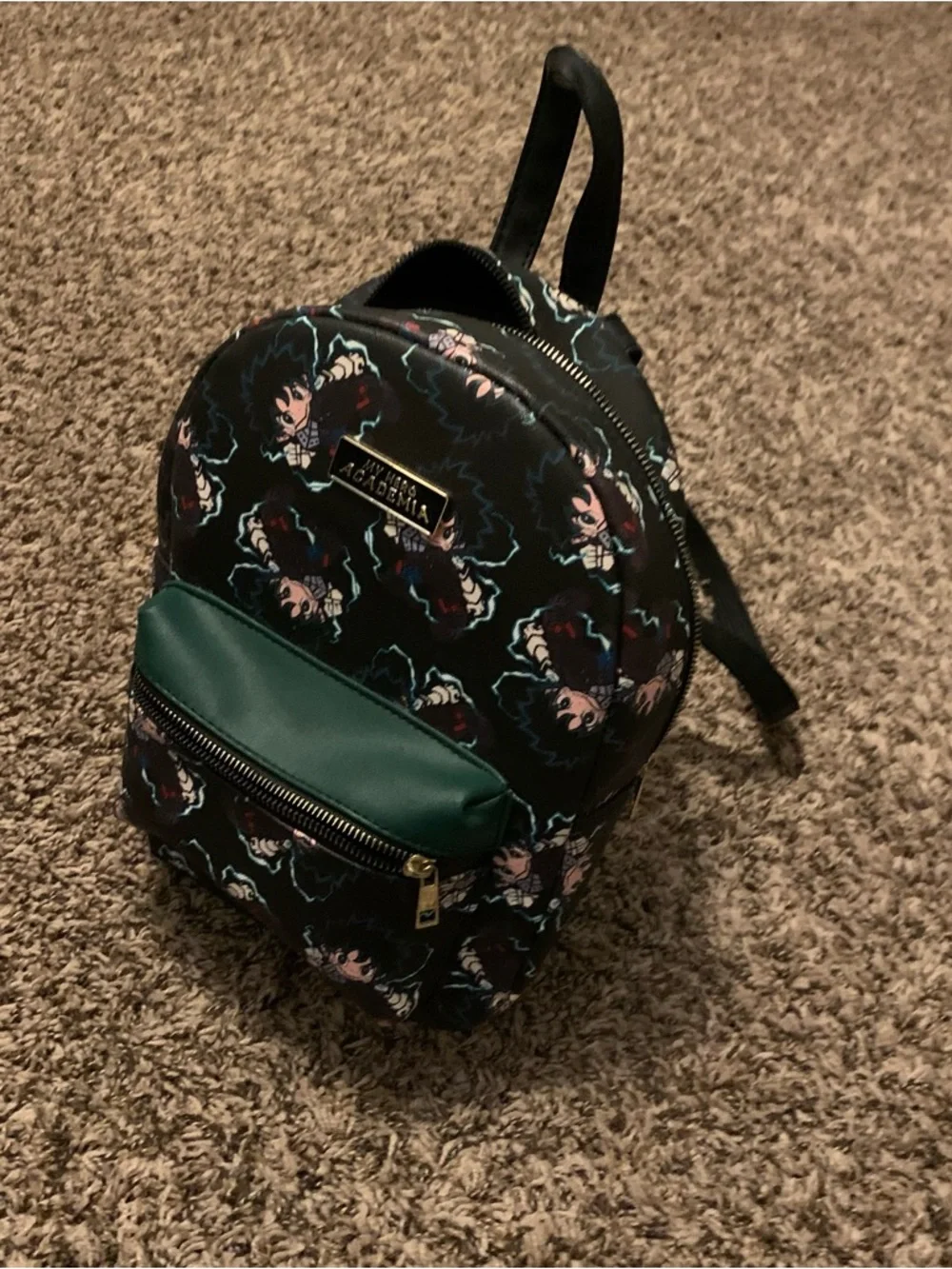 Black Character Mini Backpack - Picture 4 of 4